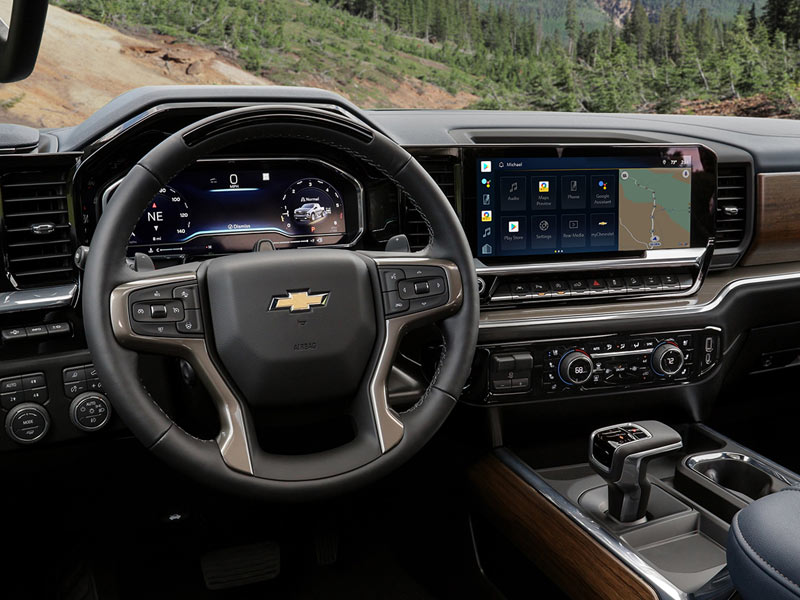 New 2026 Chevrolet Silverado 1500 Pickup Truck Interior Comfort Features and Technology