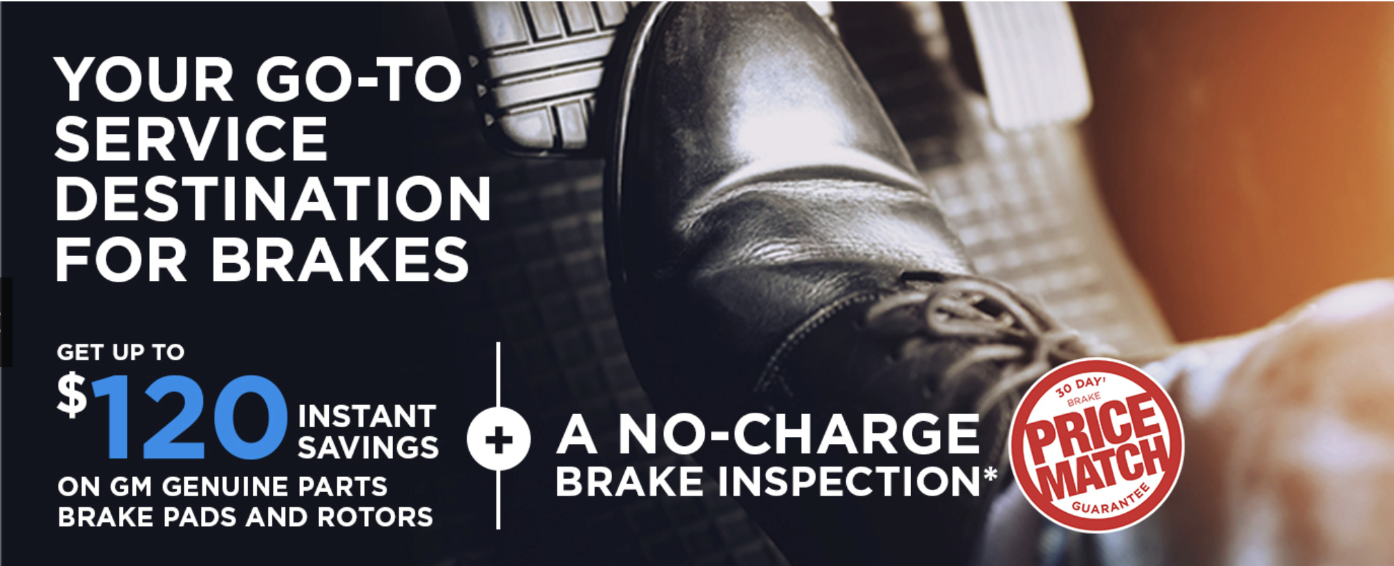 $120 off Brakes Promo